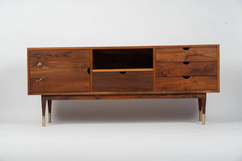 Reclaimed wood storage furniture