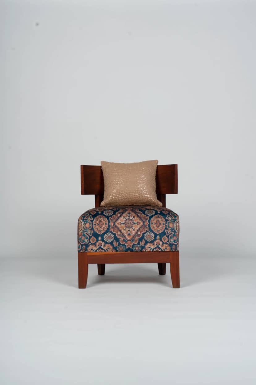 Patterned Cushion Chair