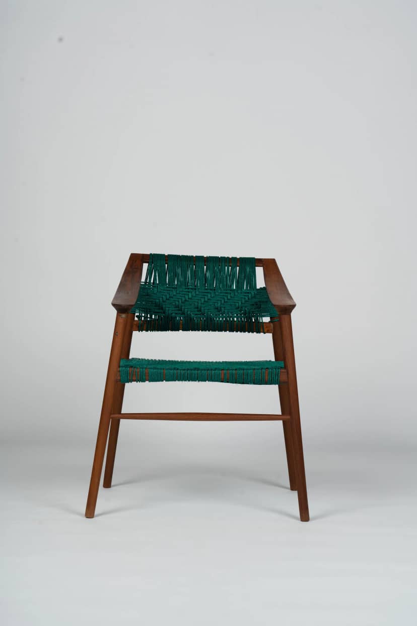 Green Woven Chair