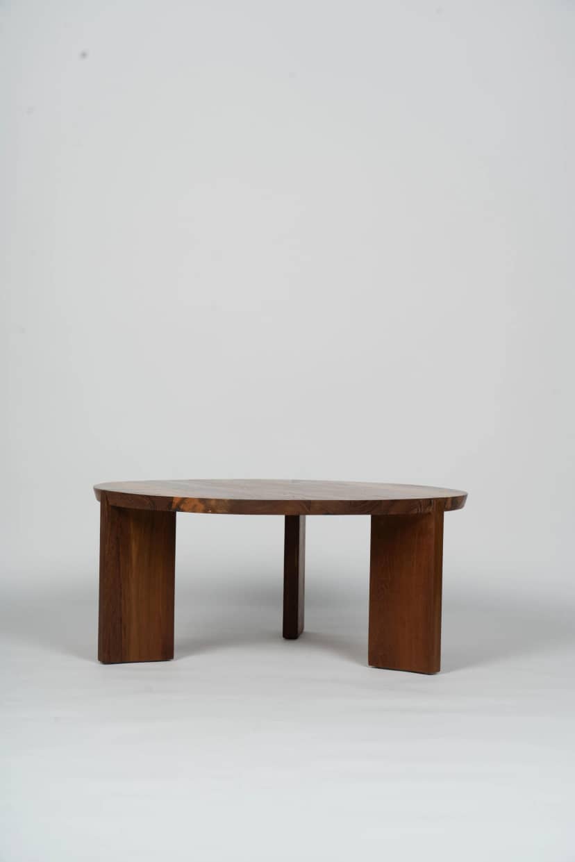 Round Wood Coffee Table