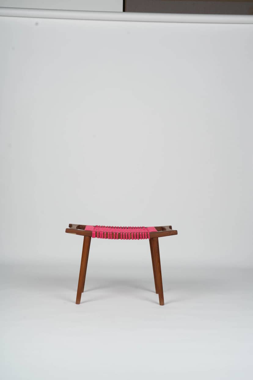 Pink Top Stool