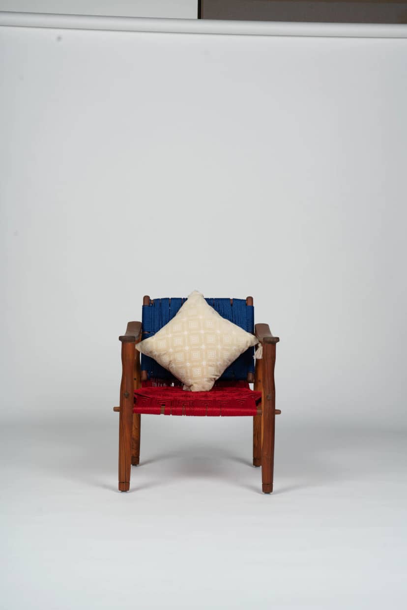 Red Blue Armchair