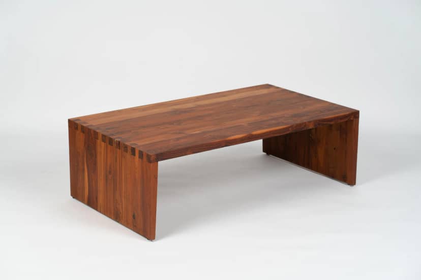 Solid Waterfall Coffee Table